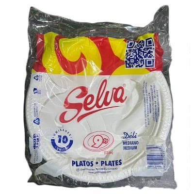 PLATOS DESECHABLES PL9 SELVA 10UND