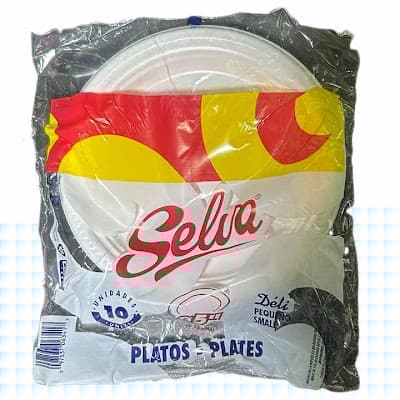 PLATOS DESECHABLES PL5 SELVA 10 UND