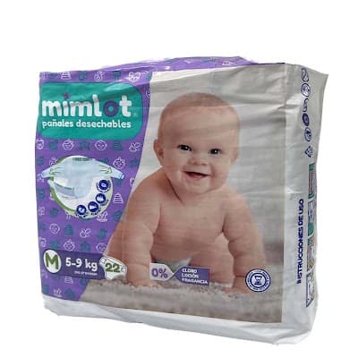 PAÑAL TALLA M MIMLOT 22UND