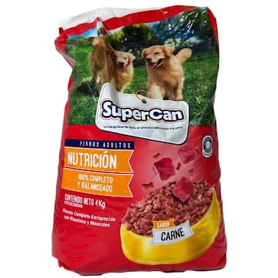SUPER CAN CARNE HUESO 4 KG