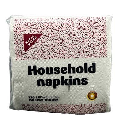 SERVILLETA HOUSEHOLD NAPKINS 120UND