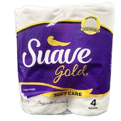 PAPEL HIGIENICO SUAVE GOLD 270HOJAS 4ROLLOS