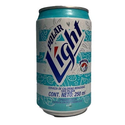 CERVEZA LIGHT LATA POLAR 250ML