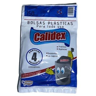 BOLSAS PREMIUM CALIDEX 150LT 4UND