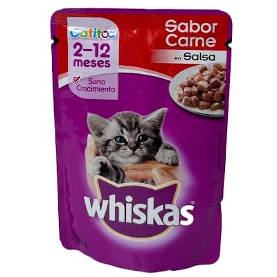 WHISKAS GATITOS CARNE 85GR