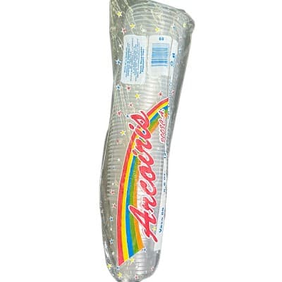 VASOS PLASTICOS N89 ARCOIRIS 50 UND
